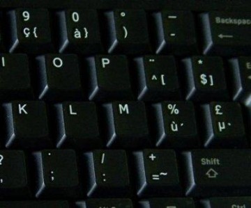Azerty Zwart (speciaal) (Belgisch)