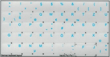 Duits tr 14x14 blauw