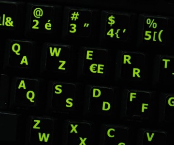 Qwerty / Azerty Lichtgevend (Belgisch)