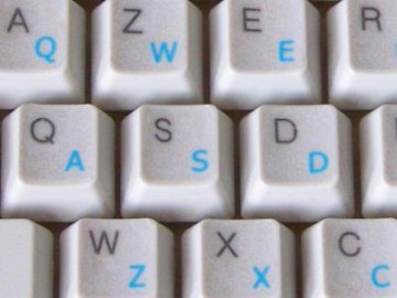 qwerty blauw