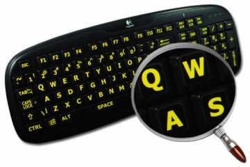 Zwart met Gele letters