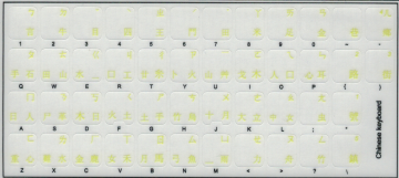 Geel transparant full