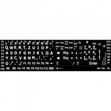 Duits (Qwertz) Slechtziende Low Vision