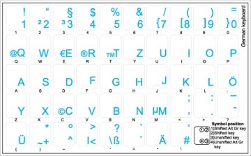 Duits (Qwertz) Transparant