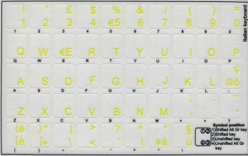 Italiaans transparant geel