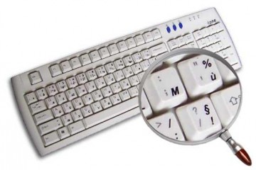 Azerty Transparant (Frans)