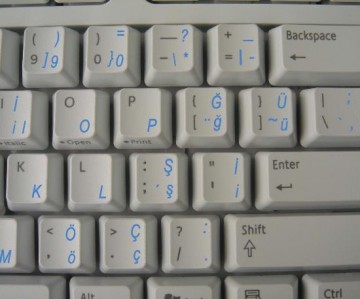 Turkse Sticker Q Blauw