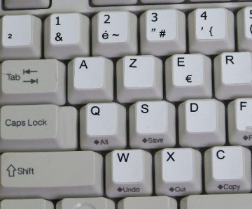 Azerty Alleen Letters (Frans)