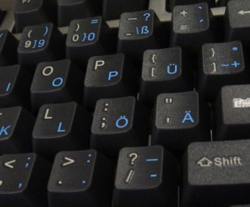 Duits (Qwertz) Transparant