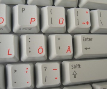 Duits (Qwertz) Transparant