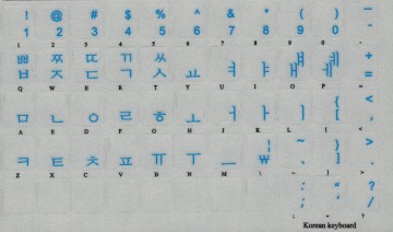 Koreaans transparant blauw