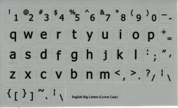 Grijs met Zwarte Letters (Qwerty)