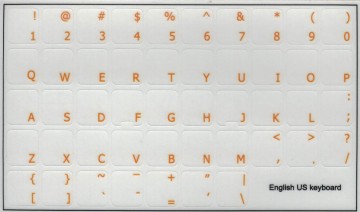 Qwerty tr oranje 11x13 000057