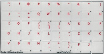 Qwerty tr rood 14x14 000061 0