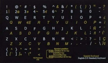 Spanish non trans 11 x 13  black