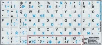 Spanish non trans 14 x 14 white