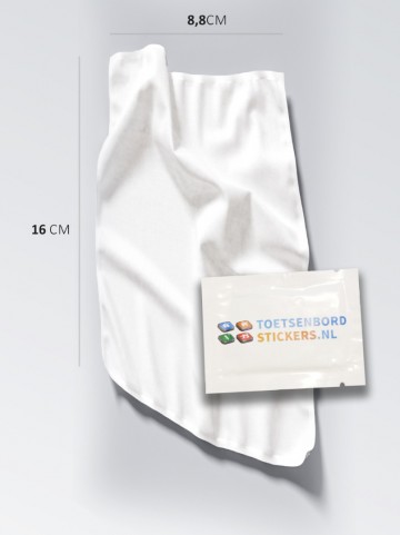 Toetsenbord tissue maten